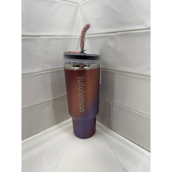 lululemon athletica Other - REPLACEMENT‎ Insulated Tumbler 40oz lid and straw